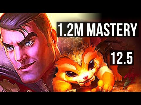 JAYCE vs GNAR (TOP) | 1.2M mastery, 3/1/4, 500+ games | KR Diamond | 12.5