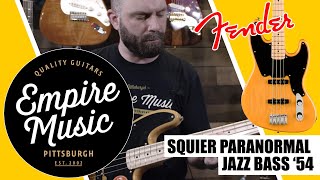 Video thumbnail for Fender Squier Paranormal Jazz Bass '54 - EMPIRE MUSIC by Empire Music