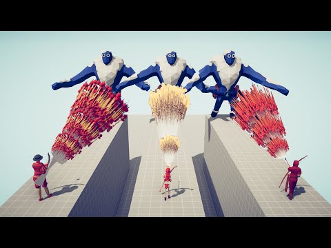 3x ICE GIANT vs 3x EVERY GOD - Totally Accurate Battle Simulator TABS