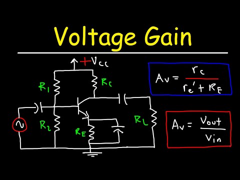 How To Calculate The Voltage Gain of a Transistor Amplifier