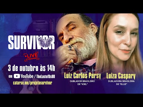 Luiza Caspary e Luiz Carlos Persy, dubladores de Ellie e Joel juntos ao vivo pela primeira vez