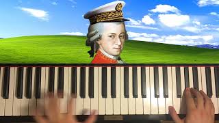 MOZART TURKISH MARCH... but it&#39;s played in a happy MAJOR KEY!?