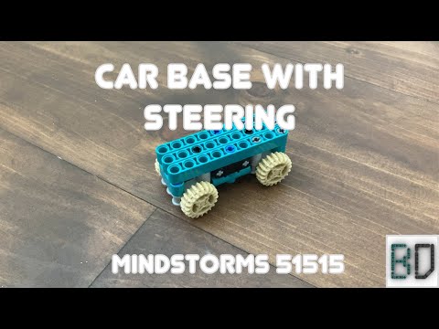 Car Base With Steering | Lego Mindstorms 51515