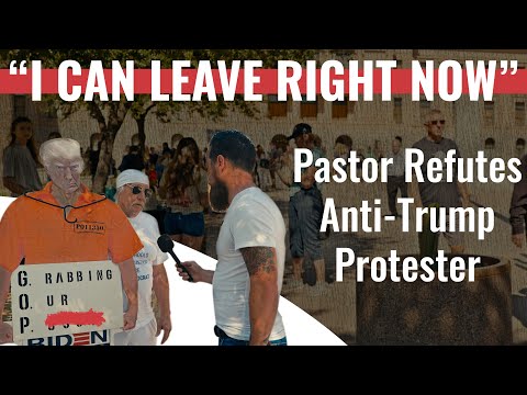 Pastor Refutes Protester