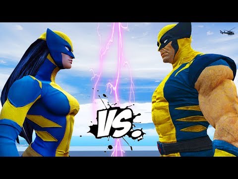 Wolverine vs X-23 - Epic Superheroes Battle Video