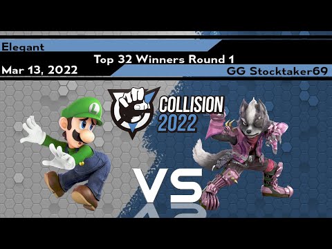 [Smash Ultimate] Elegant vs GG | Stocktaker69 - Collision 2022 (Top 32 Winners Round 1)