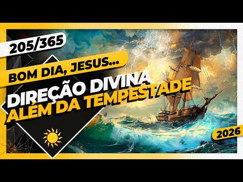 DIREÇÃO DIVINA: ALÉM DA TEMPESTADE – Bom dia, Jesus! 205/365 (2026)