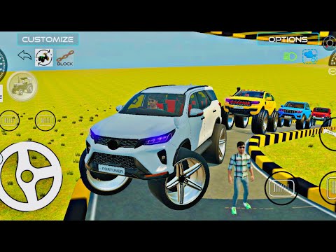 Drive Scorpio and Fortuner offroading gameplay in Game 🔥 #fortuner #4x4 #Scorpio #offroad #gameplay 