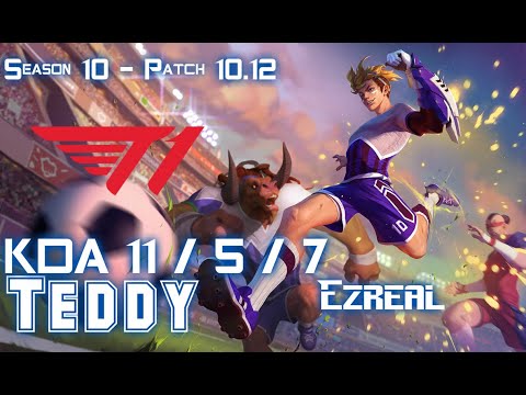 T1 Teddy EZREAL vs LUCIAN ADC - Patch 10.12 KR Ranked