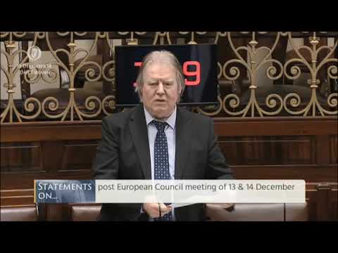 Tommy Broughan TD's speech on post European Council statements