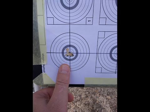 Artemis P15 practicing at 50m