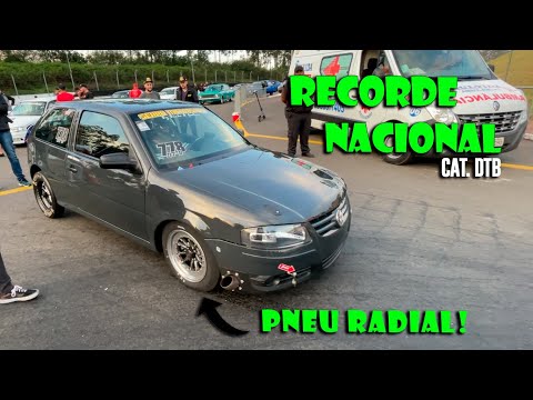 Recorde nacional de pneu radial! Cat. DTB no @Velopark