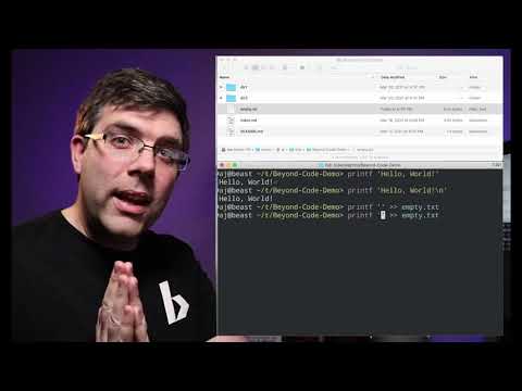 Beyond Code Live 006.c Bash printf: don't use echo!