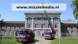 preview picture of video 'Brand in voormalig provinciaal ziekenhuis aan de Brederodelaan in Bloemendaal'