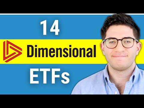 14 DFA ETFs (Dimensional Fund Advisors) for Factor Tilts