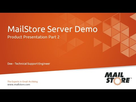 Mailstore tanıtım videosu - bölüm 2