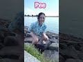 Sea made me Pee Desperation   - Japanese girl's omorashi