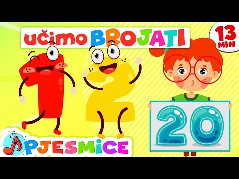 PJESMICE O BROJEVIMA Mix ♫ *Učimo brojati* | Dječje pjesmice za vrtić