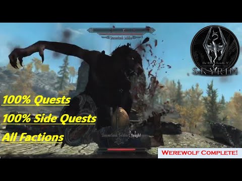 Werewolf Complete, The Rift Secured! // Skyrim #36 [Regain the Rift] Mage (100%)