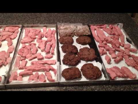 Steak Strips Freeze Dried Hamburger Patties food...
