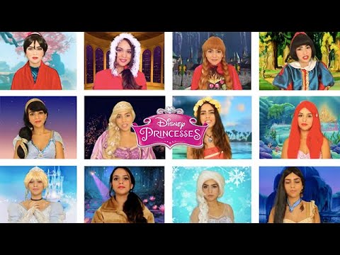 Princesas da Disney (Cantando todas as musicas) - MEDLEY