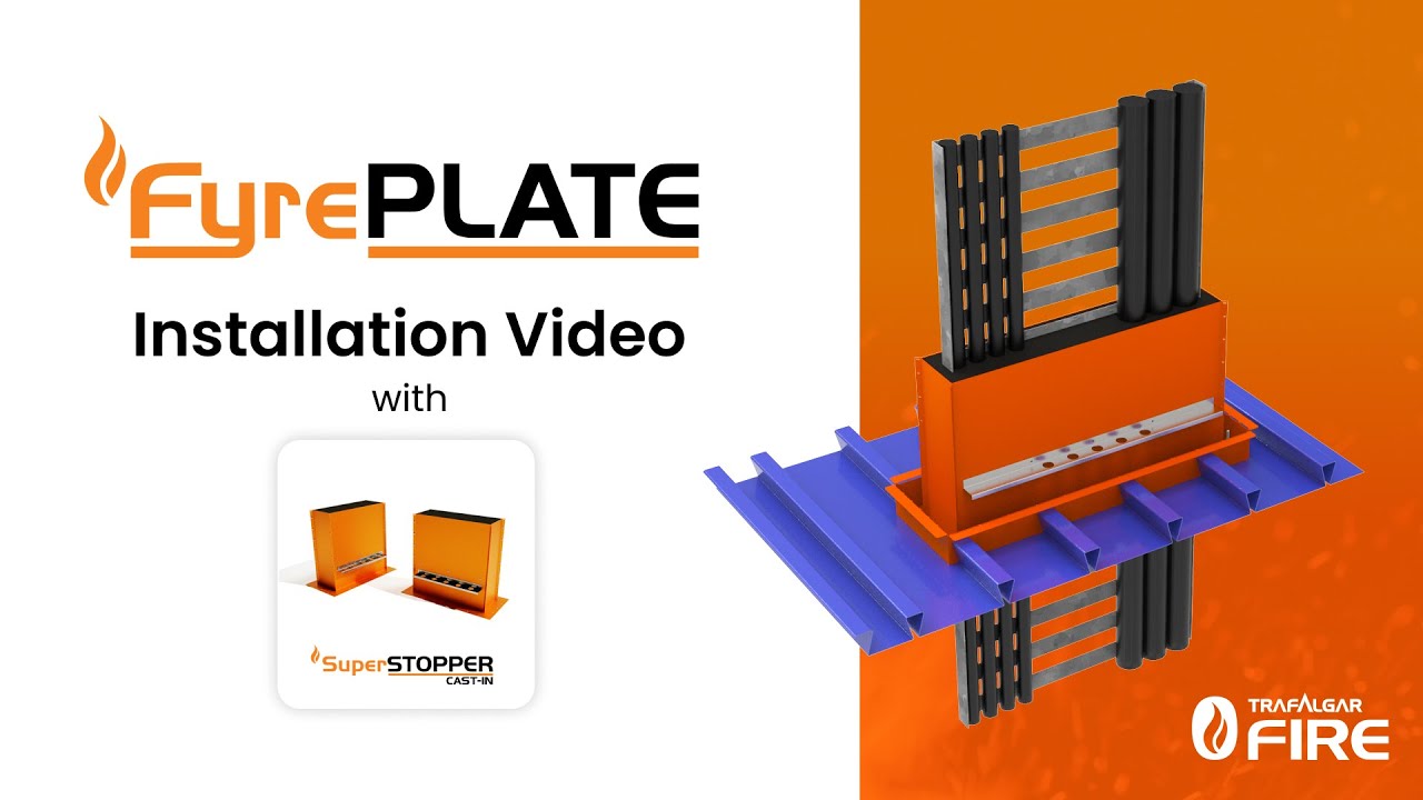 FyrePLATE Installation Video - SuperSTOPPER Cast-In