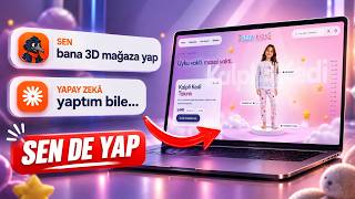 Claude ile 3D E-Ticaret Web Sitesi Yaptım (SEN DE YAP!)