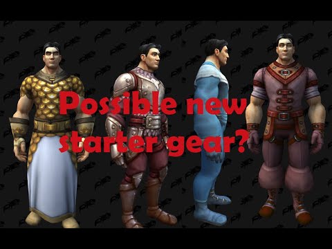 NEW WoW Starting gear? Datamined starter gear from 9.1