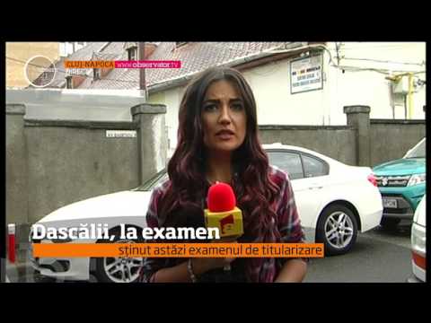 Dascălii, emoții la examenul de titularizare