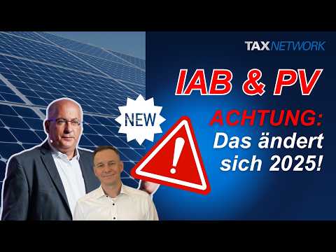 IAB & PV systems: 🚨This will change in 2025 under the new government