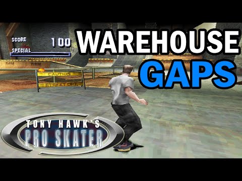 Tony Hawk's Pro Skater (PS1)  - Warehouse All Gaps