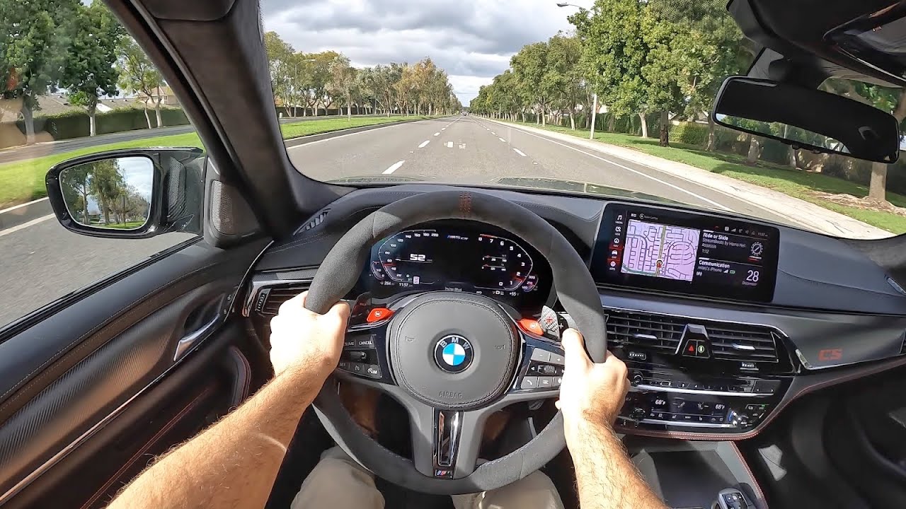 2022 BMW M5 CS POV Test Drive (3D Audio)(ASMR)