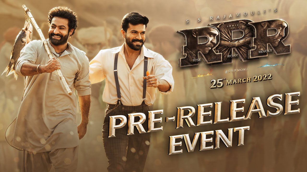 'RRR' PreRelease Event happening at Bengaluru today. 