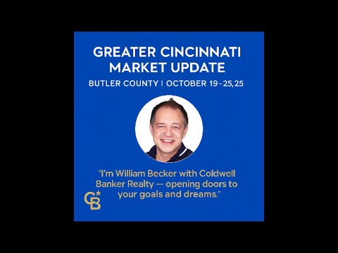 🏠 Butler County Real Estate Market Update | October 19–25, 2025 | Cincinnati Realtor William Becker