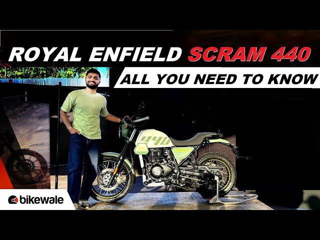 New Royal Enfield Scram 440 Walkaround | Exhaust Sound, Engine Specifications, Features | BikeWale - BikeWale