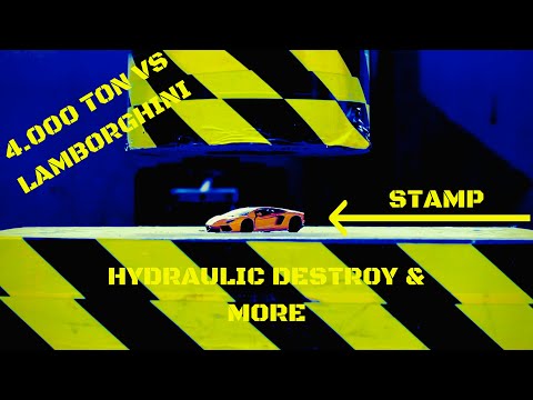 Hydraulic Press 4000 ton vs Lamborghini #hydraulicpress #destroy #4000ton