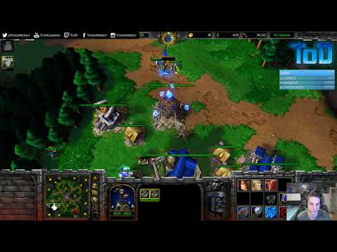 Warcraft III #691 PTR - MaDFroG Human vs NightElf (Twisted Meadows)