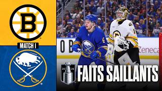 Bruins vs Sabres, match no 1 | 19/04/26 | Faits saillants