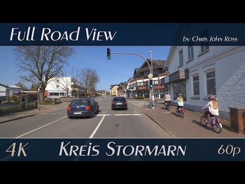 Ammersbek - Bargteheide - Elmenhorst, Kreis Stormarn, Schleswig-Holstein, Germany - 4K (2160p/60p)