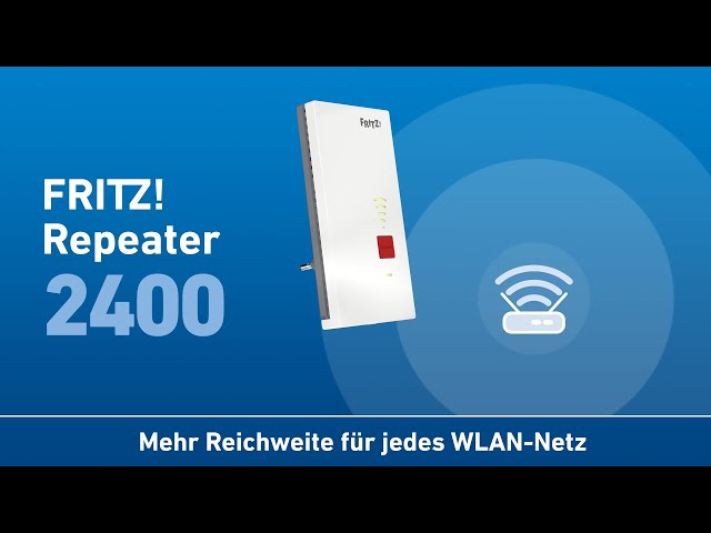 Video Teaser für FRITZ!Repeater 2400 – Hohe Geschwindigkeit und große Reichweite