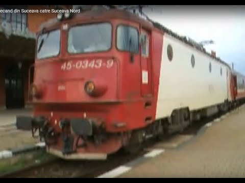 Trenul Rapid 651 Bucuresti Nord - Suceava Nord pleaca din Suceava cu EA343 - 2008