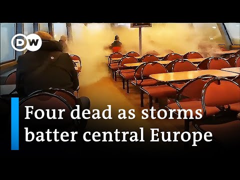 暴風雨導致德國交通混亂 | DW新聞 (Storm causes transport chaos in Germany | DW News)