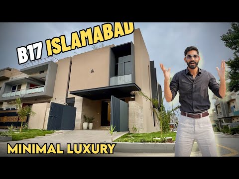 8 marla corner “THE MOST-BEAUTIFUL MINIMAL HOUSE” For Sale in B17 Islamabad