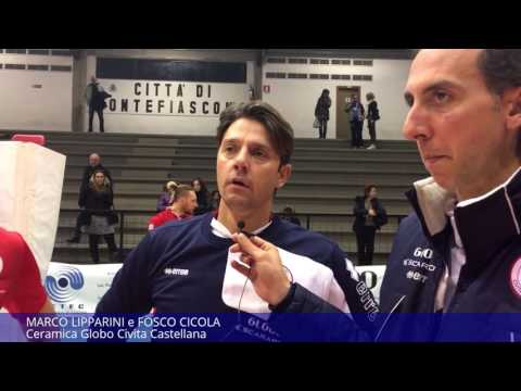 1G RIT. Ai microfoni di Civita TV Fosco Cicola e Marco Lipparini dopo il 2-3 con Bergamo.