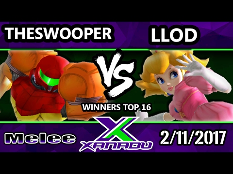 S@X Monthly - TheSWOOPER (Samus) Vs. lloD (Peach) - SSBM Winners Top 16 - Smash Melee