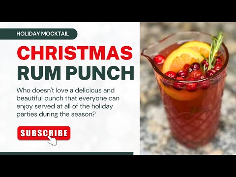 Easy Virgin Christmas Rum Punch Recipe