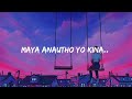 Timi Sangai - Apurva Tamang [Lyrics Video] [One Hour Loop]