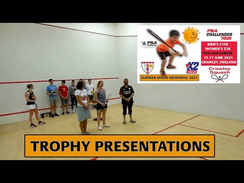 Sumner Malik Memorial 2021 Trophy Presentations