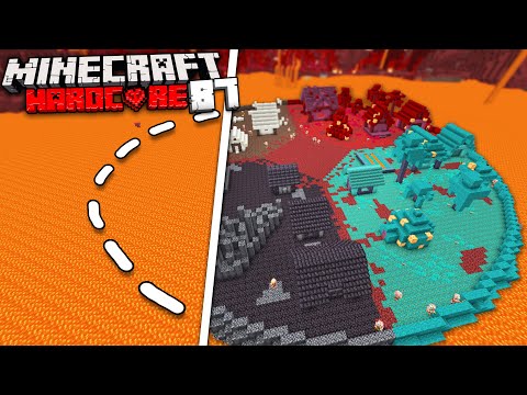 I Built A Giant Nether Village In Minecraft Hardcore! (#87)
