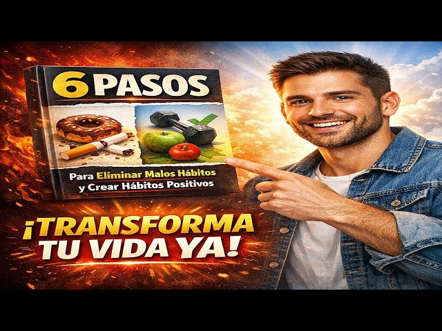 Vídeo relacionado con 6 pasos para eliminar cualquier mal hábito y crear hábitos positivos: Cómo eliminar los malos hábitos y adoptar nuevos hábitos inteligentes para mejorar ... (Éxito y productividad sin límites)